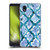 Haley Bush Pattern Painting Blue Diamond Soft Gel Case for Samsung Galaxy A01 Core (2020)