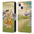 The Flintstones Characters Fred Flintstones Leather Book Wallet Case Cover For Apple iPhone 13 Mini