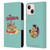 The Flintstones Graphics Family Leather Book Wallet Case Cover For Apple iPhone 13 Mini