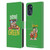 The Flintstones Graphics Drive Green Leather Book Wallet Case Cover For Motorola Moto G (2022)