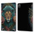 Spacescapes Floral Lions Aqua Mane Leather Book Wallet Case Cover For Apple iPad Pro 11 2020 / 2021 / 2022