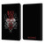 Black Veil Brides Band Art Skull Branches Leather Book Wallet Case Cover For Amazon Kindle Paperwhite 1 / 2 / 3
