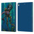 David Lozeau Colourful Grunge Diver And Mermaid Leather Book Wallet Case Cover For Apple iPad Pro 10.5 (2017)
