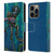 David Lozeau Colourful Grunge Diver And Mermaid Leather Book Wallet Case Cover For Apple iPhone 14 Pro
