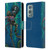 David Lozeau Colourful Grunge Diver And Mermaid Leather Book Wallet Case Cover For OnePlus 9