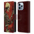David Lozeau Skeleton Grunge Butterflies Leather Book Wallet Case Cover For Apple iPhone 13 Pro Max