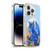 Stanley Morrison Art Blue Sapphire Dragon & Flowers Soft Gel Case for Apple iPhone 13 Pro & MagSafe