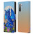 Stanley Morrison Art Blue Sapphire Dragon & Flowers Leather Book Wallet Case Cover For Huawei Nova 7 SE/P40 Lite 5G