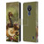 Stanley Morrison Art Brown Coffee Dragon Dragonfly Leather Book Wallet Case Cover For Nokia C21
