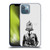 LouiJoverArt Black And White Plumage Soft Gel Case for Apple iPhone 13