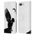 LouiJoverArt Black And White Angel Leather Book Wallet Case Cover For Apple iPhone 7 Plus / iPhone 8 Plus