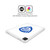 Warner Bros. Shield Logo White Soft Gel Case for Samsung Galaxy Tab S8 Plus