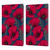 Katerina Kirilova Floral Patterns Night Poppy Garden Leather Book Wallet Case Cover For Apple iPad Pro 11 2020 / 2021 / 2022