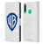 Warner Bros. Shield Logo White Leather Book Wallet Case Cover For Huawei P40 lite E