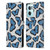 Katerina Kirilova Floral Patterns Blue Butterflies Leather Book Wallet Case Cover For OnePlus Nord CE 2 5G