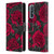 Katerina Kirilova Floral Patterns Night Peony Garden Leather Book Wallet Case Cover For OPPO Find X2 Neo 5G