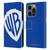 Warner Bros. Shield Logo Oversized Leather Book Wallet Case Cover For Apple iPhone 14 Pro