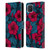 Katerina Kirilova Floral Patterns Red Hibiscus Leather Book Wallet Case Cover For OPPO Reno4 Z 5G