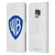 Warner Bros. Shield Logo White Leather Book Wallet Case Cover For Samsung Galaxy S9