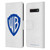 Warner Bros. Shield Logo White Leather Book Wallet Case Cover For Samsung Galaxy S10