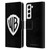 Warner Bros. Shield Logo Black Leather Book Wallet Case Cover For Samsung Galaxy S22 5G