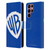 Warner Bros. Shield Logo Oversized Leather Book Wallet Case Cover For Samsung Galaxy S22 Ultra 5G