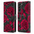 Katerina Kirilova Floral Patterns Night Peony Garden Leather Book Wallet Case Cover For Samsung Galaxy S22+ 5G