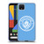 Manchester City Man City FC Badge Blue White Mono Soft Gel Case for Google Pixel 4 XL