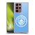Manchester City Man City FC Badge Blue White Mono Soft Gel Case for Samsung Galaxy S22 Ultra 5G