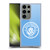 Manchester City Man City FC Badge Blue White Mono Soft Gel Case for Samsung Galaxy S23 Ultra 5G