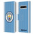 Manchester City Man City FC 2023/24 Badge Kit Home Leather Book Wallet Case Cover For Samsung Galaxy S10