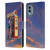 Larry Grossman Retro Collection Gasoline Girl Leather Book Wallet Case Cover For Nokia X30