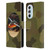 Larry Grossman Retro Collection A-10 Warthog Leather Book Wallet Case Cover For Motorola Edge X30
