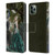 Nene Thomas Art Peacock & Princess In Emerald Leather Book Wallet Case Cover For Apple iPhone 11 Pro Max