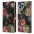 UtArt Antique Flowers Bouquet Leather Book Wallet Case Cover For Apple iPhone 14