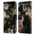 UtArt Antique Flowers Roses And Baby's Breath Leather Book Wallet Case Cover For Motorola Moto G41