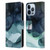 UtArt Dark Night Marble Heavy Smoke Leather Book Wallet Case Cover For Apple iPhone 13 Pro