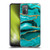 UtArt Malachite Emerald Aquamarine Gold Waves Soft Gel Case for HTC Desire 21 Pro 5G