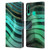 UtArt Malachite Emerald Glitter Gradient Leather Book Wallet Case Cover For Huawei P40 lite E