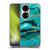 UtArt Malachite Emerald Aquamarine Gold Waves Soft Gel Case for Huawei P50