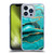 UtArt Malachite Emerald Aquamarine Gold Waves Soft Gel Case for Apple iPhone 13 Pro