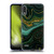 UtArt Malachite Emerald Gilded Teal Soft Gel Case for LG K22