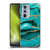 UtArt Malachite Emerald Aquamarine Gold Waves Soft Gel Case for Motorola Edge X30