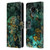 UtArt Malachite Emerald Gold And Seafoam Green Leather Book Wallet Case Cover For Nokia C30