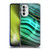 UtArt Malachite Emerald Glitter Gradient Soft Gel Case for Motorola Moto G52