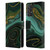 UtArt Malachite Emerald Gilded Teal Leather Book Wallet Case Cover For Samsung Galaxy A53 5G (2022)