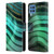 UtArt Malachite Emerald Glitter Gradient Leather Book Wallet Case Cover For Samsung Galaxy F22 (2021)