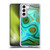 UtArt Malachite Emerald Liquid Gem Soft Gel Case for Samsung Galaxy S21 5G