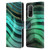 UtArt Malachite Emerald Glitter Gradient Leather Book Wallet Case Cover For Xiaomi Mi 10T 5G
