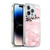 UtArt Wild Cat Marble Pink Glitter Soft Gel Case for Apple iPhone 14 Pro & MagSafe
